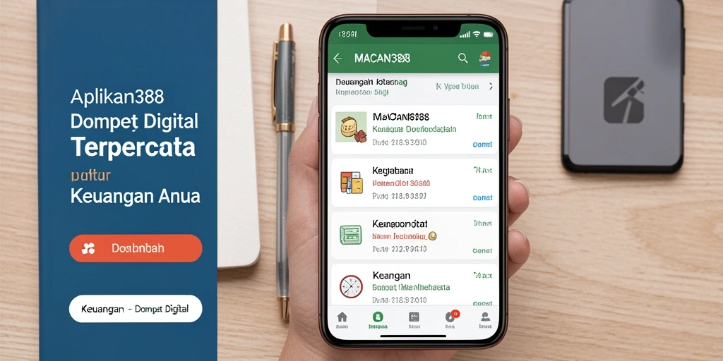 Antarmuka user-friendly aplikasi Dompet Digital MACAN388.